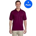 thumbnail image 1 of Mens 5.6 oz. DryBlend 50/50 Jersey Polo 3 Pack, 1 of 2