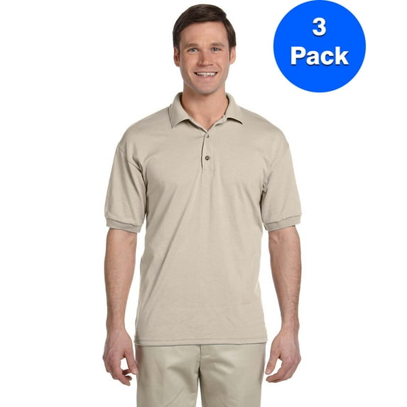 Mens 5.6 oz. DryBlend 50/50 Jersey Polo 3 Pack