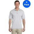 thumbnail image 1 of Mens 5.6 oz. DryBlend 50/50 Jersey Polo 5 Pack, 1 of 2