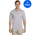 thumbnail image 1 of Mens 5.6 oz. DryBlend 50/50 Jersey Polo 5 Pack, 1 of 2
