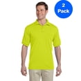 thumbnail image 1 of Mens 5.6 oz. DryBlend 50/50 Jersey Polo with Pocket 2 Pack, 1 of 2