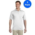 thumbnail image 1 of Mens 5.6 oz. DryBlend 50/50 Jersey Polo with Pocket 3 Pack, 1 of 2