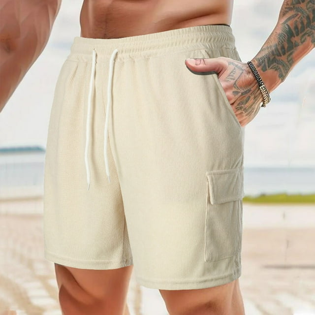 Mens 5 Inch Shorts Athletic Shorts For Men Mens Khaki Shorts Mens Beach