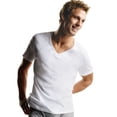 thumbnail image 1 of Mens 5 Pack Classics White V-Neck Tee 043935552589, 1 of 2