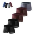 thumbnail image 1 of Mens 5 Pack Mirco Modal Underwear Trunks Soft Boxer Shorts Gents Microfibre Underpants Multipack Black XXXL, 1 of 3
