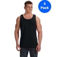 thumbnail image 1 of Mens 5 oz 100% Heavy Cotton HD Tank 39TKR (5 PACK), 1 of 3