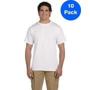 FRUIT OF THE LOOM Mens 5 oz. Heavy Cotton HD T-Shirt 3931 (10 PACK)