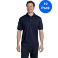 thumbnail image 1 of Mens 50/50 ComfortBlend EcoSmart Jersey Knit Polo 054 (10 PACK), 1 of 3