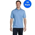 thumbnail image 1 of Mens 50/50 ComfortBlend EcoSmart Jersey Knit Polo 054 (10 PACK), 1 of 3