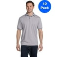 thumbnail image 1 of Mens 50/50 ComfortBlend EcoSmart Jersey Knit Polo 054 (10 PACK), 1 of 3