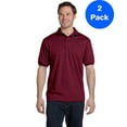 thumbnail image 1 of Mens 50/50 ComfortBlend EcoSmart Jersey Knit Polo 054 (2 PACK), 1 of 1