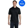 thumbnail image 1 of Mens 50/50 ComfortBlend EcoSmart Jersey Knit Polo 054 (3 PACK), 1 of 3