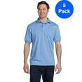 thumbnail image 1 of Mens 50/50 ComfortBlend EcoSmart Jersey Knit Polo 054 (5 PACK), 1 of 3