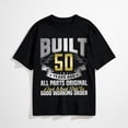 thumbnail image 1 of Mens 50 Year Old Man All Parts Original Men 50th Birthday Premium T-Shirt, 1 of 7