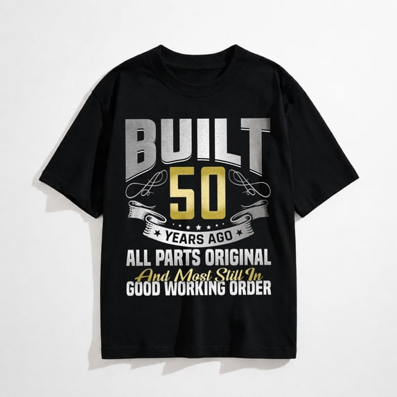 Mens 50 Year Old Man All Parts Original Men 50th Birthday Premium T-Shirt