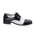 thumbnail image 1 of Mens 50's Black & White Gangster Shoes XL sizes 14-15, 1 of 2