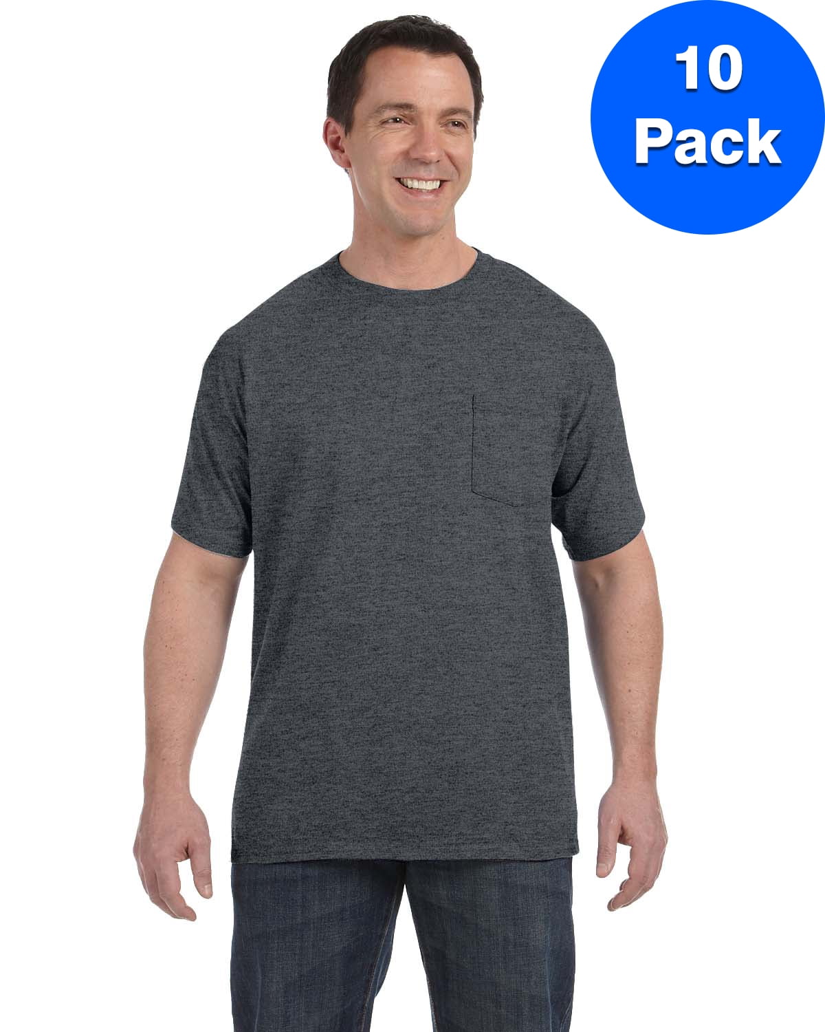 hanes comfort soft pocket tee