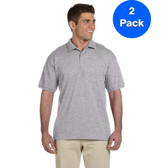 Mens 6.1 oz. Ultra Cotton Jersey Polo 2 Pack