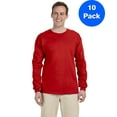 thumbnail image 1 of Mens 6.1 oz. Ultra Cotton Long-Sleeve T-Shirt 10 Pack, 1 of 2