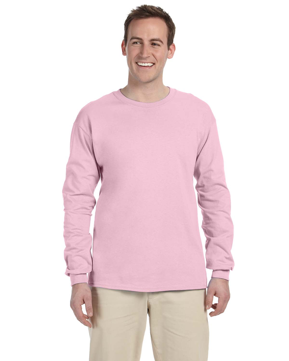 Mens 6.1 oz. Ultra Cotton Long-Sleeve T-Shirt 2 Pack