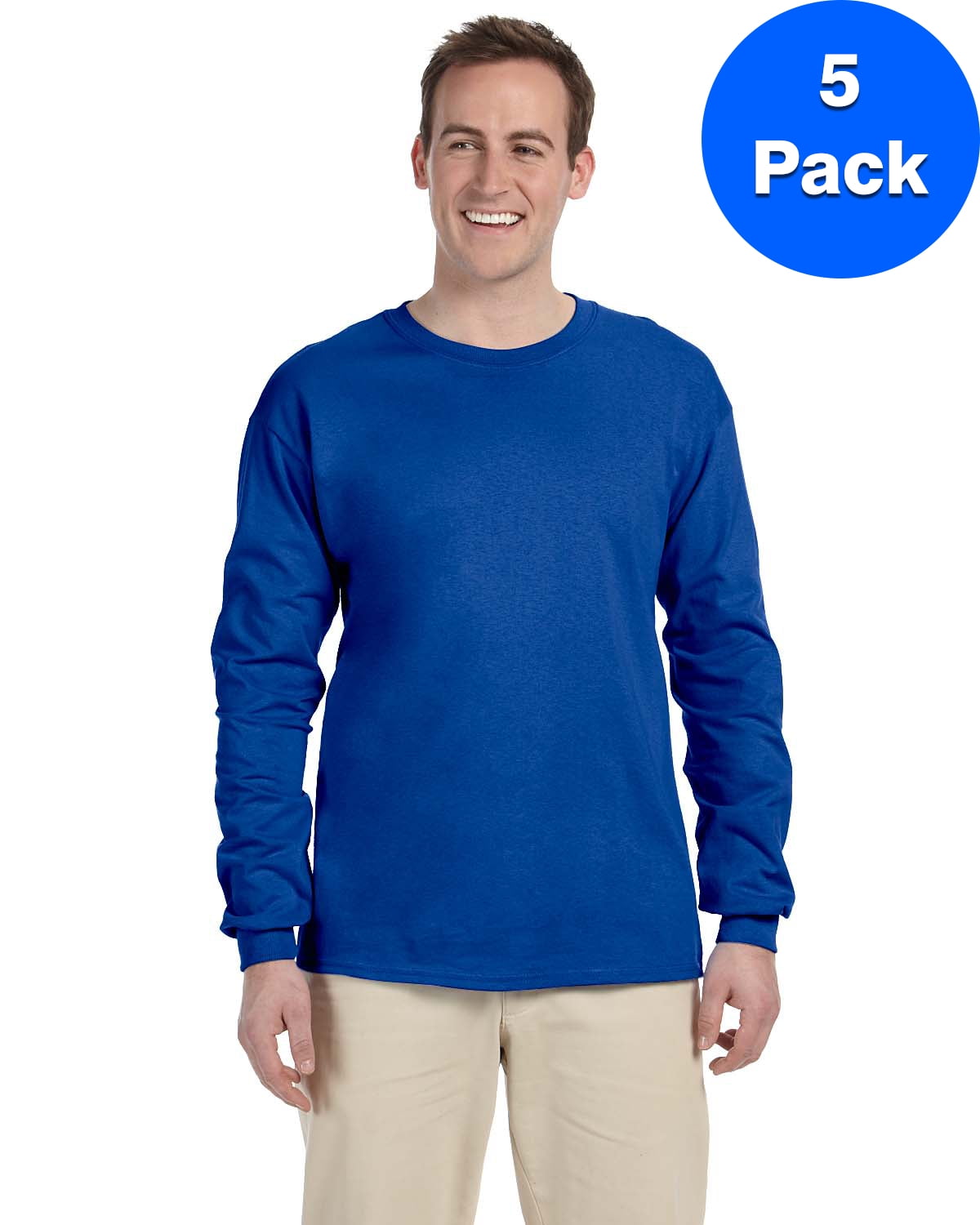 Mens-6-1-oz-Ultra-Cotton-Long-