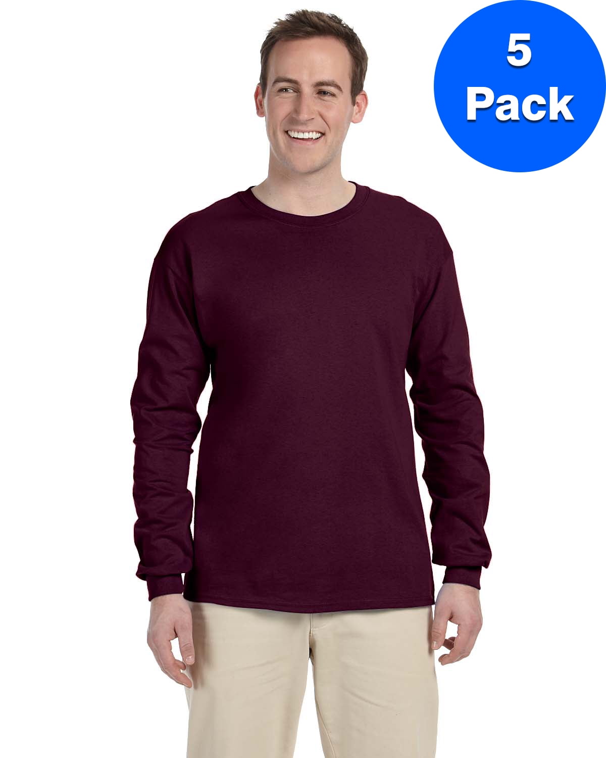 Mens-6-1-oz-Ultra-Cotton-Long-
