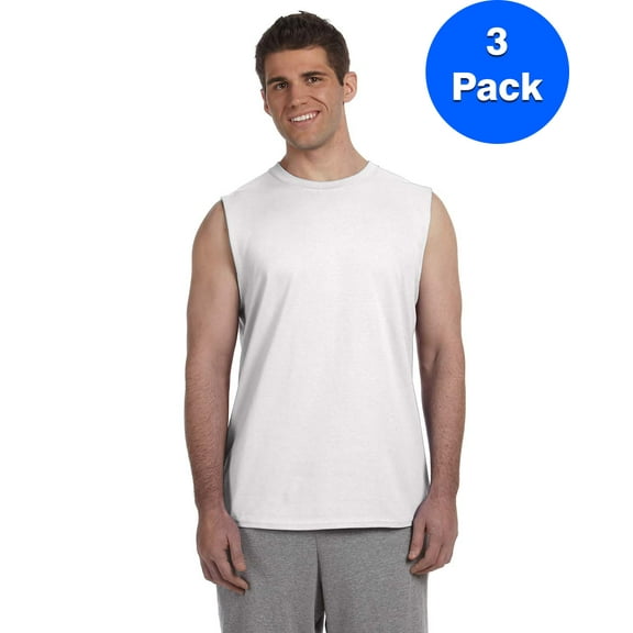 Mens 6.1 oz. Ultra Cotton Sleeveless T-Shirt 3 Pack