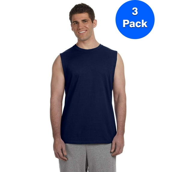 Mens 6.1 oz. Ultra Cotton Sleeveless T-Shirt 3 Pack