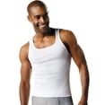 thumbnail image 1 of Mens 6-Pack FreshIQ ComfortSoft Tank Top, White, XX-Large, 1 of 1