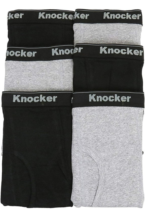 Mens 6 Pack of Thick Knocker Waistband Athletic Sports Boxer Briefs (6 Pack: XXX-Large)