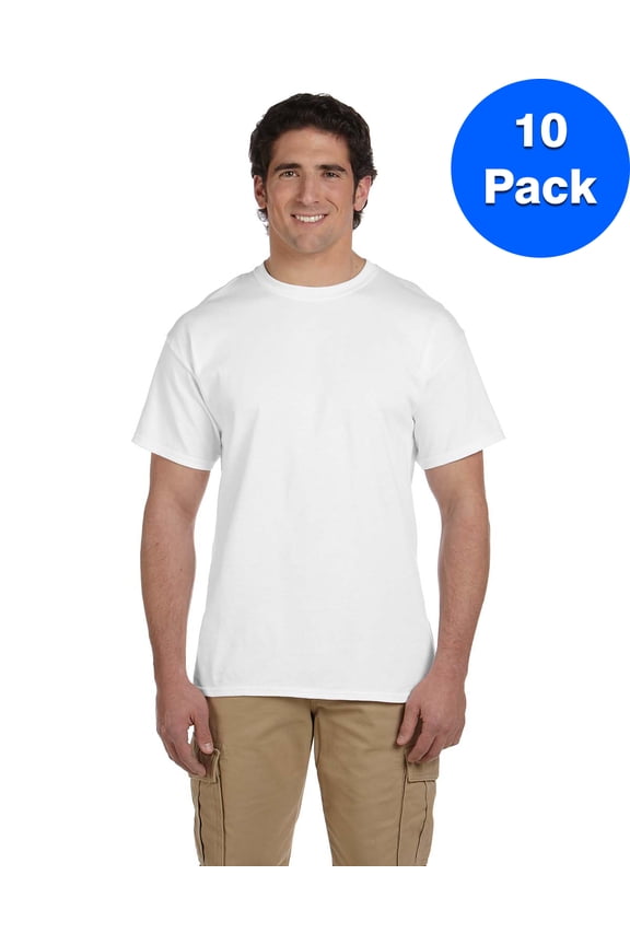 Mens 6 oz. Ultra Cotton T-Shirt 10 Pack