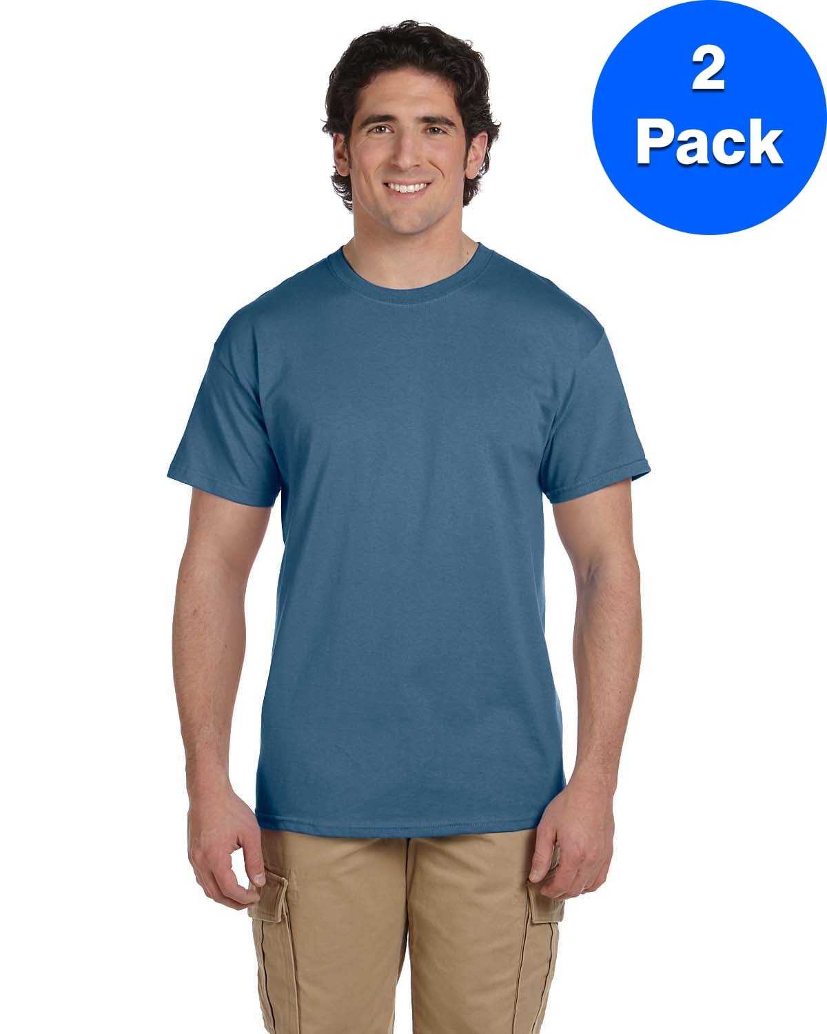 Mens 6 oz. Ultra Cotton T-Shirt 2 Pack