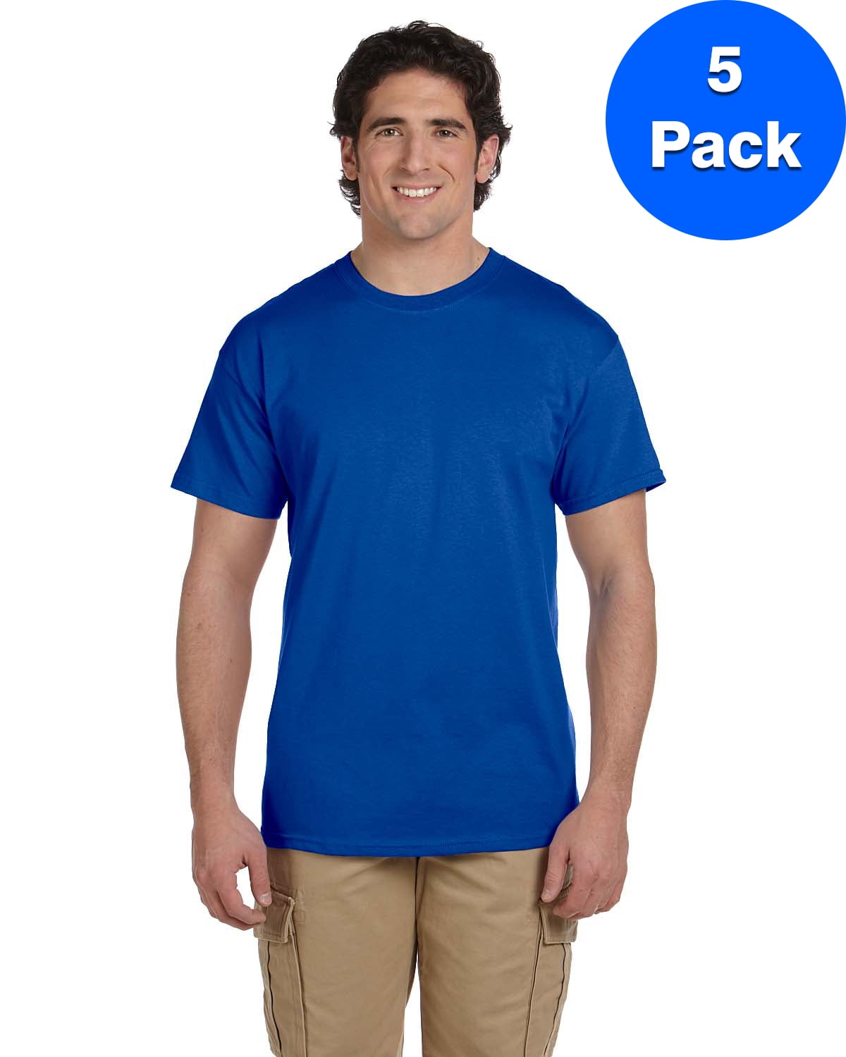 Mens 6 oz. Ultra Cotton T-Shirt 5 Pack