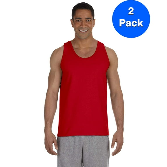 Mens 6 oz. Ultra Cottonâ„¢ Tank 2 Pack