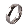 thumbnail image 1 of Mens 6mm Mirror Polish Titanium Comfort Fit Plain Rings Wedding Band, 1 of 1