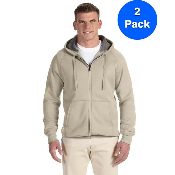 Mens 7.2 oz. Nano Full-Zip Hood N280 (2 PACK)
