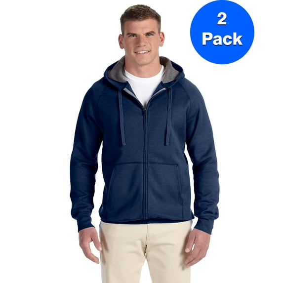 Mens 7.2 oz. Nano Full-Zip Hood N280 (2 PACK)