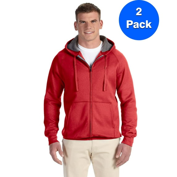 Mens 7.2 oz. Nano Full-Zip Hood N280 (2 PACK)