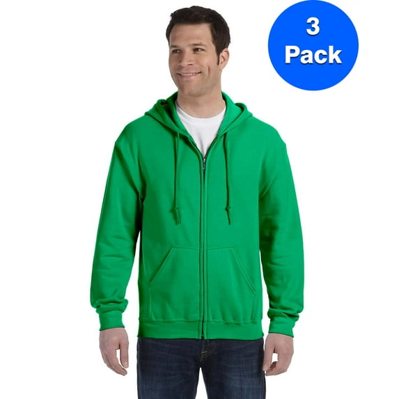 Mens 7.75 oz. Heavy Blend? 50/50 Full-Zip Hood 3 Pack
