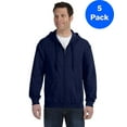 thumbnail image 1 of Mens 7.75 oz. Heavy Blend? 50/50 Full-Zip Hood 5 Pack, 1 of 2