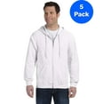thumbnail image 1 of Mens 7.75 oz. Heavy Blend? 50/50 Full-Zip Hood 5 Pack, 1 of 2