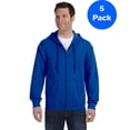 thumbnail image 1 of Mens 7.75 oz. Heavy Blend? 50/50 Full-Zip Hood 5 Pack, 1 of 2