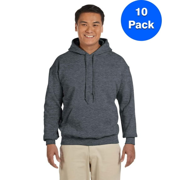 Mens 7.75 oz. Heavy Blend? 50/50 Hood 10 Pack