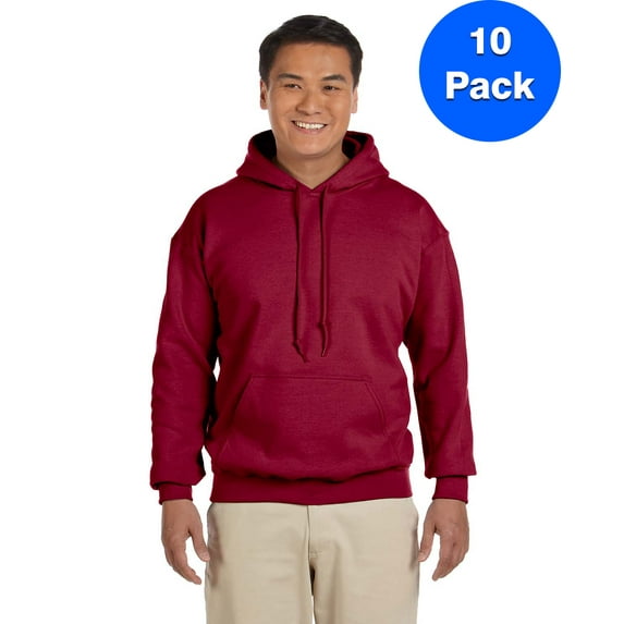 Mens 7.75 oz. Heavy Blend? 50/50 Hood 10 Pack