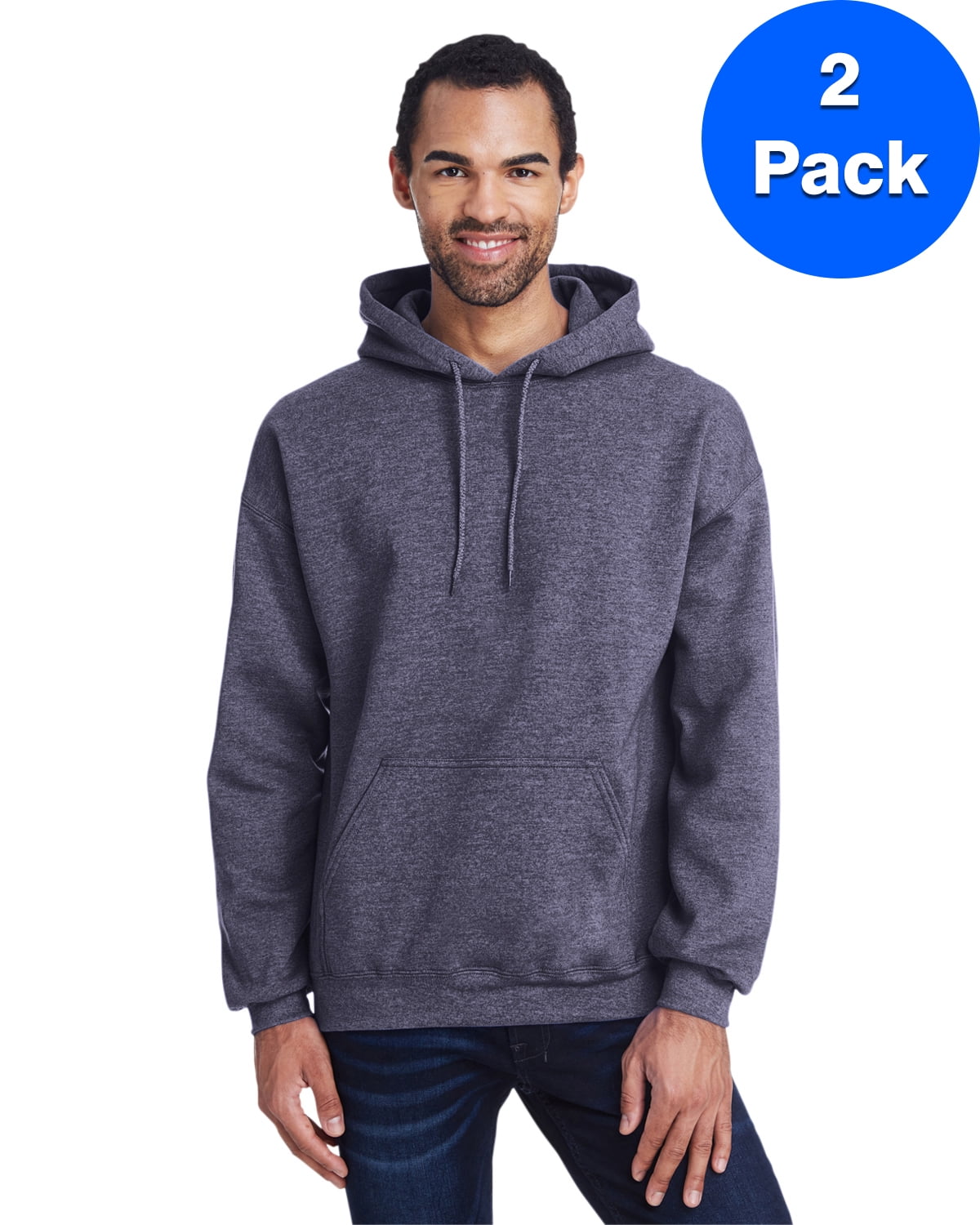 Mens 7.75 oz. Heavy Blend? 50/50 Hood 2 Pack