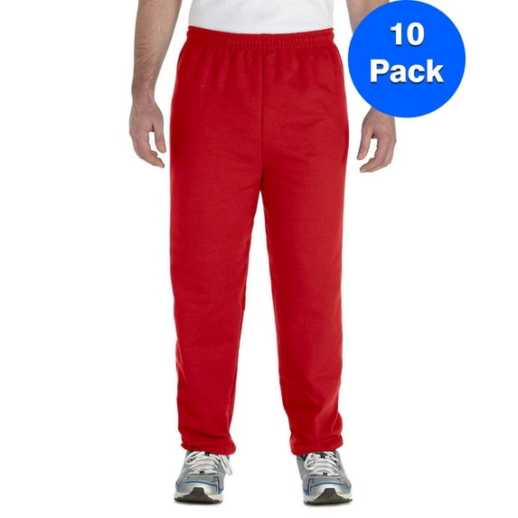 Mens 7.75 oz. Heavy Blend 50/50 Sweatpants 10 Pack