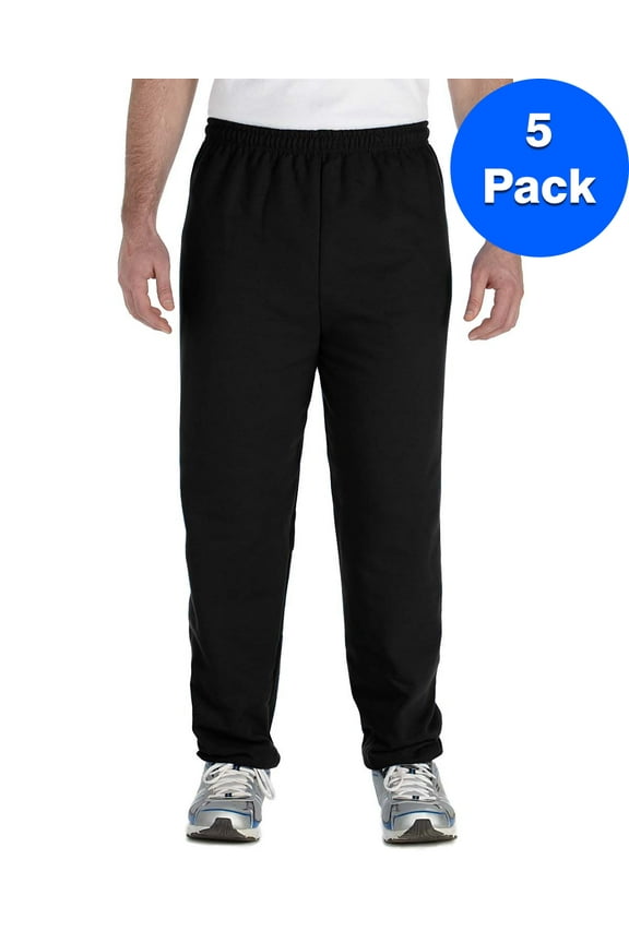 Mens 7.75 oz. Heavy Blend 50/50 Sweatpants 5 Pack
