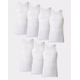 thumbnail image 1 of Hanes ComfortSoft Men's Tank Undershirt, White, 7-Pack L, 1 of 10
