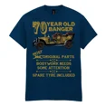 thumbnail image 1 of Mens 70Th Birthday T-Shirt 70 Year Old Banger Classic Seventy Gift Top, All Sizes S-5Xl, 1 of 5