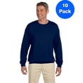 thumbnail image 1 of Mens 8 oz Heavy Blend 50/50 Fleece Crew 10 Pack, 1 of 2